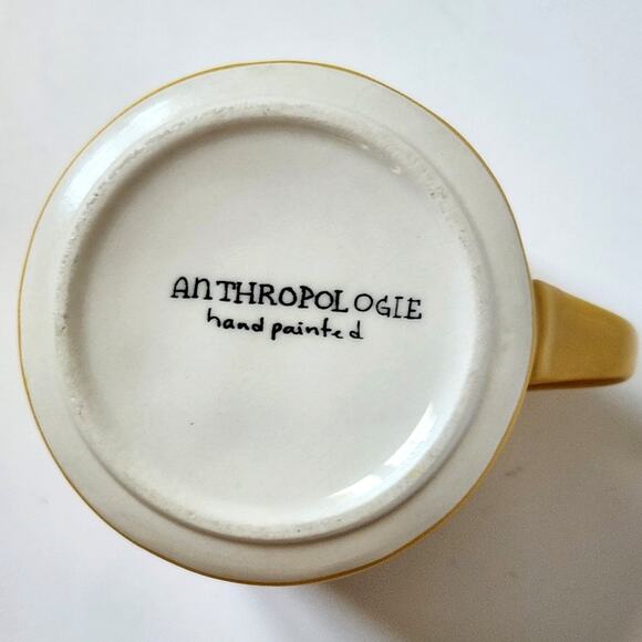 Anthropologie Colorway Mia Hand-Painted Monogram Mug – Choose Letter K, M or R - Picture 5 of 16